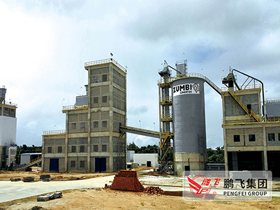 公司承建的巴西年産60萬噸水泥粉磨站