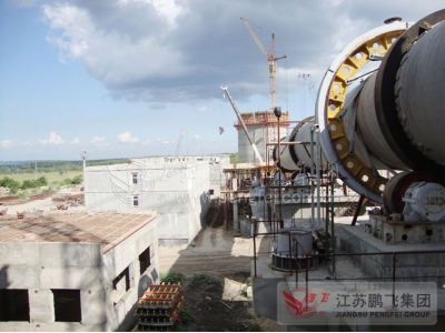 俄羅斯伏爾加2500噸水泥生産線回轉窯